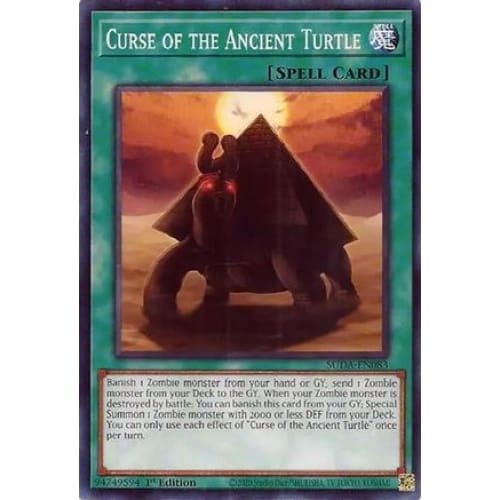 Curse of the Ancient Turtle - SUDA-EN083 Common 1st Edition