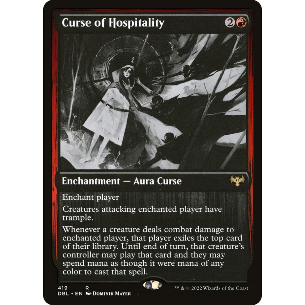 Curse of Hospitality (DBL-419) Foil - Single