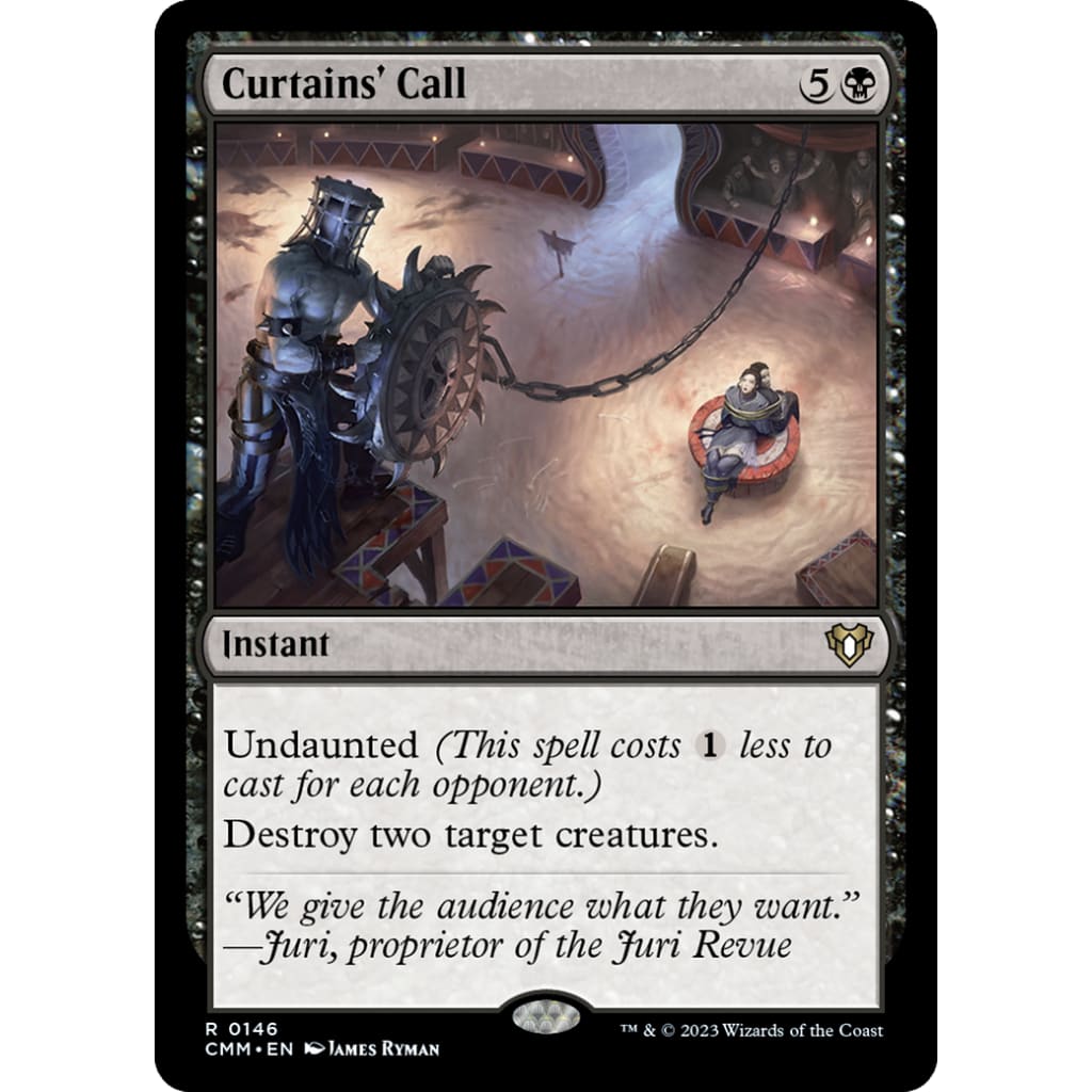 Curtains’ Call (CMM-146) - Single
