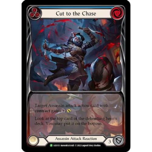 Cut to the Chase (Blue) (FLESH AND BLOOD: PROMO CARDS)