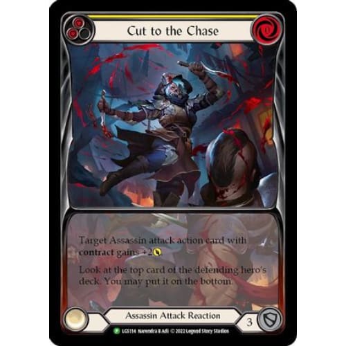Cut to the Chase (Yellow) (FLESH AND BLOOD: PROMO CARDS)