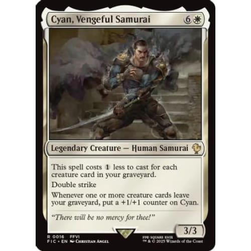 Cyan Vengeful Samurai (FIC-016) - Single