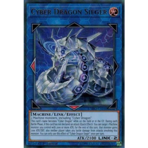 Cyber Dragon Sieger (CYHO-EN046) Ultra Rare 1st Edition