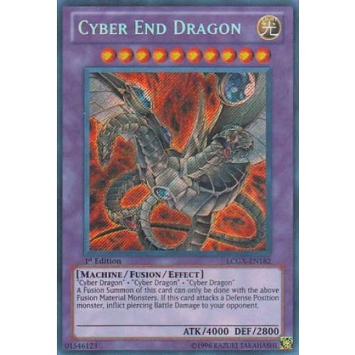 Cyber End Dragon (Alternate Art) (LCGX-EN182) Secret Rare