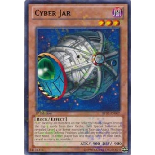 Cyber Jar (Mosaic Rare) (BP02-EN007) Mosaic Rare 1st