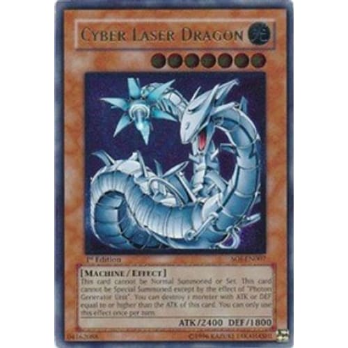 Cyber Laser Dragon (UTR) (SOI-EN007) Ultimate Rare 1st