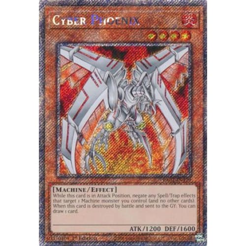 Cyber Phoenix (Platinum Secret Rare) - RA04-EN129 Platinum