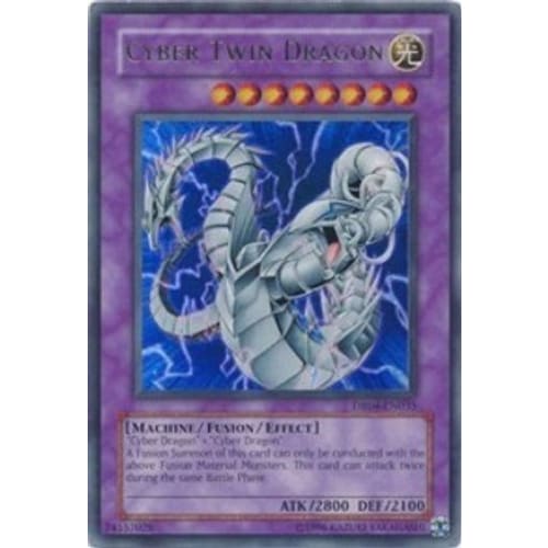 Cyber Twin Dragon (DR04-EN035) Ultra Rare Unlimited - Single