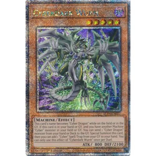 Cyberdark Wurm (Quarter Century Secret Rare) - ALIN-EN027