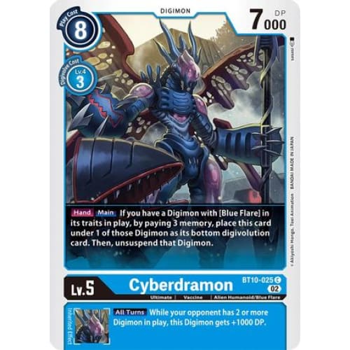 Cyberdramon - BT10-025 - Common - Single