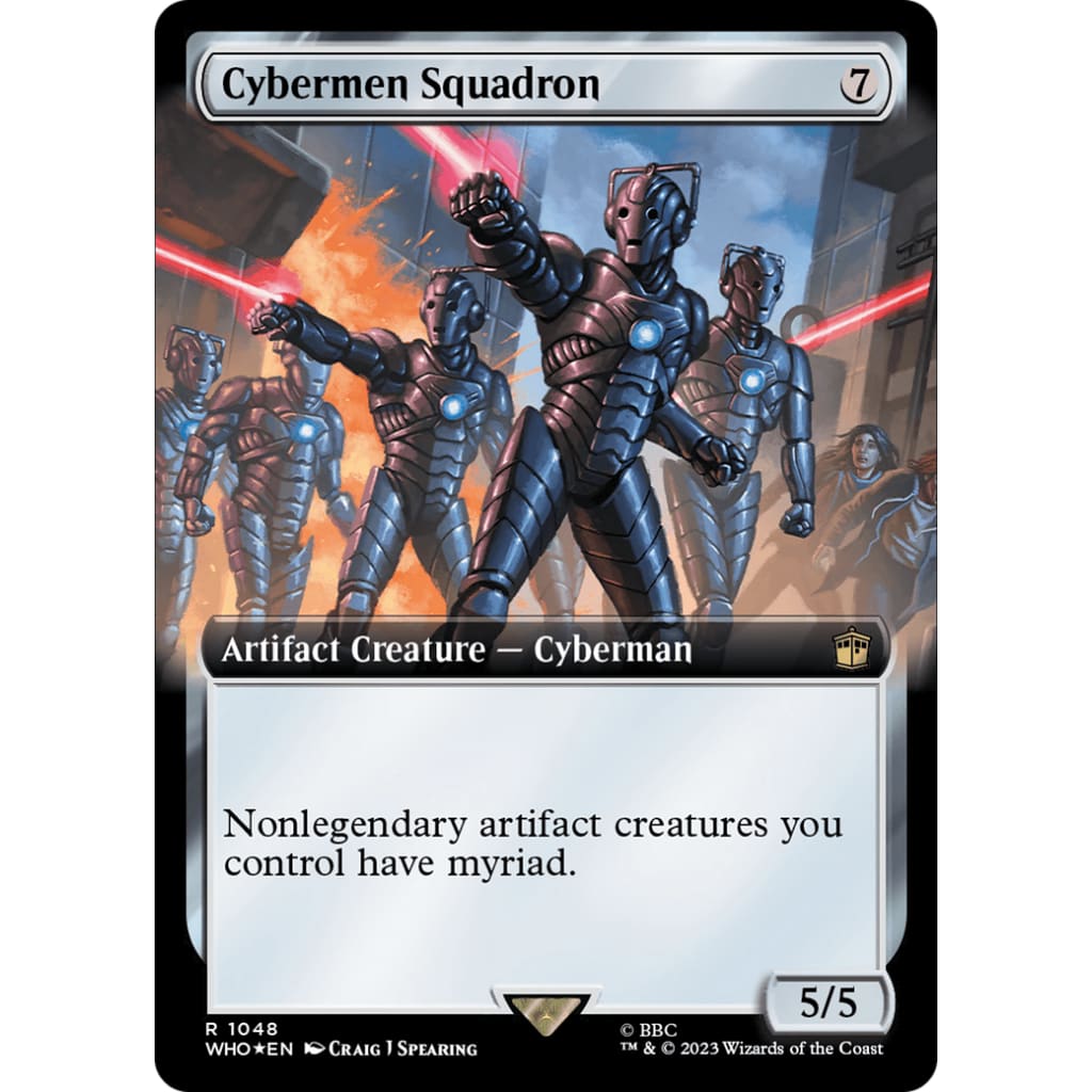 Cybermen Squadron (WHO-1048): (Extended Art) Foil - Single