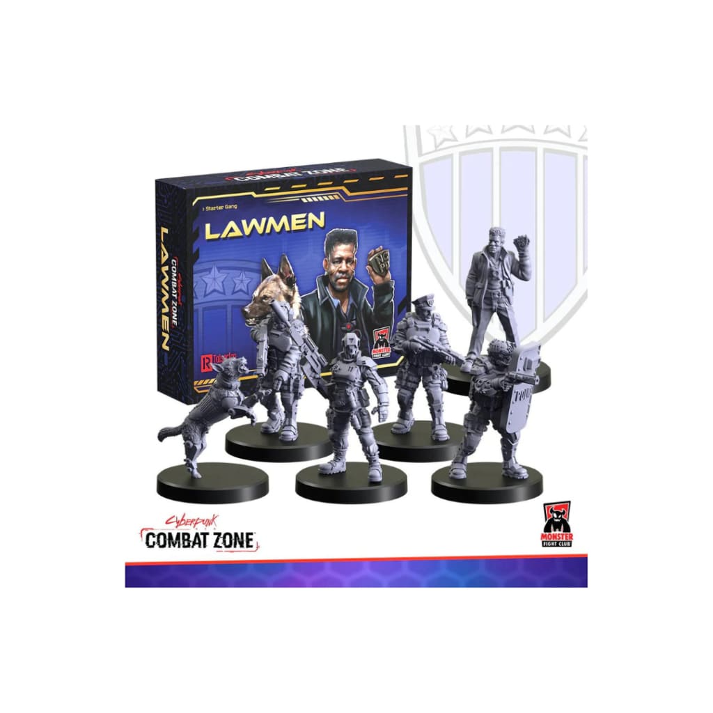 Cyberpunk Red: Combat Zone - Lawmen Faction Starter - Board