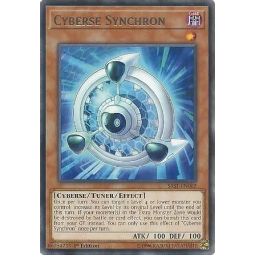 Cyberse Synchron (SAST-EN002) Rare 1st Edition - Single