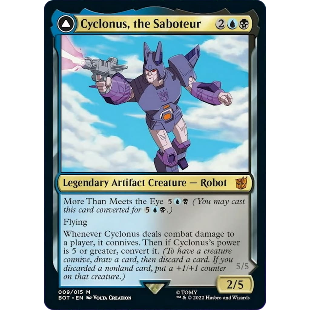 Cyclonus the Saboteur // Cybertronian Fighter (BOT-009):