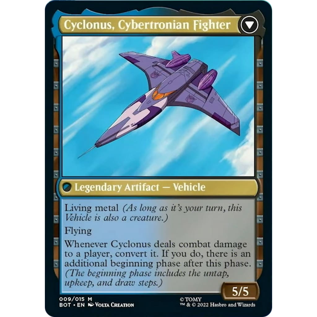 Cyclonus the Saboteur // Cybertronian Fighter (BOT-009):