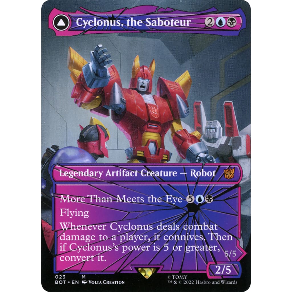 Cyclonus the Saboteur // Cybertronian Fighter (BOT-023):