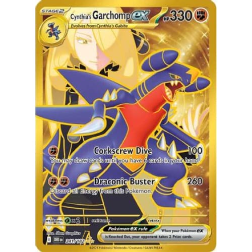 Cynthia’s Garchomp ex - 241/182 (241) Hyper Rare Holofoil
