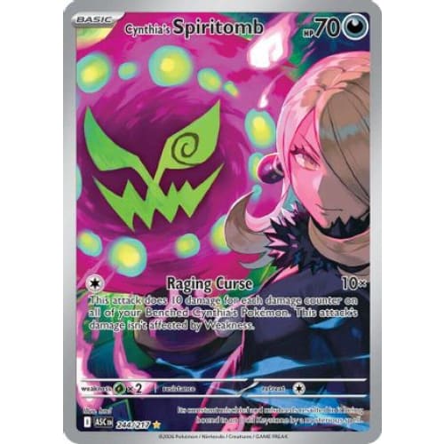 Cynthia’s Spiritomb - 244/217 (244) Illustration Rare