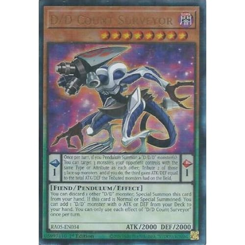 D/D Count Surveyor (Ultimate Rare) - RA05-EN034 Ultimate