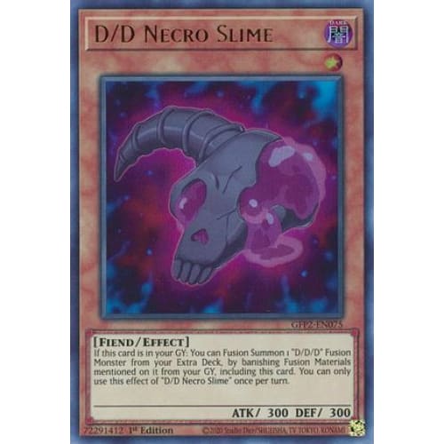 D/D Necro Slime (GFP2-EN075) Ultra Rare 1st Edition - Single