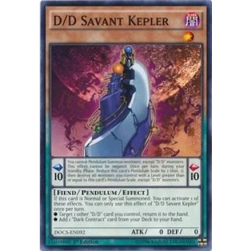 D/D Savant Kepler (DOCS-EN092) Common / Short Print