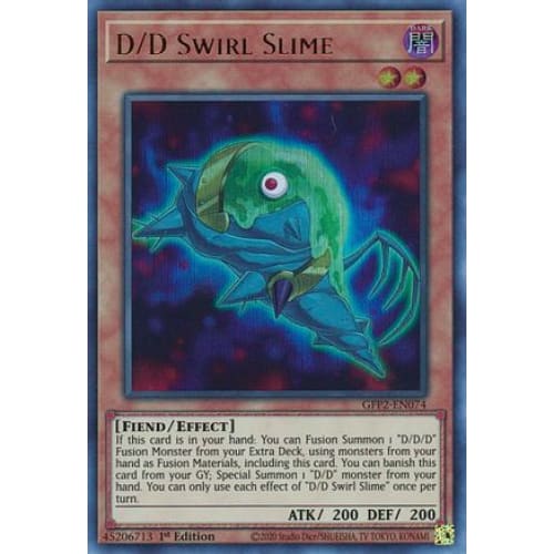 D/D Swirl Slime (GFP2-EN074) Ultra Rare 1st Edition - Single