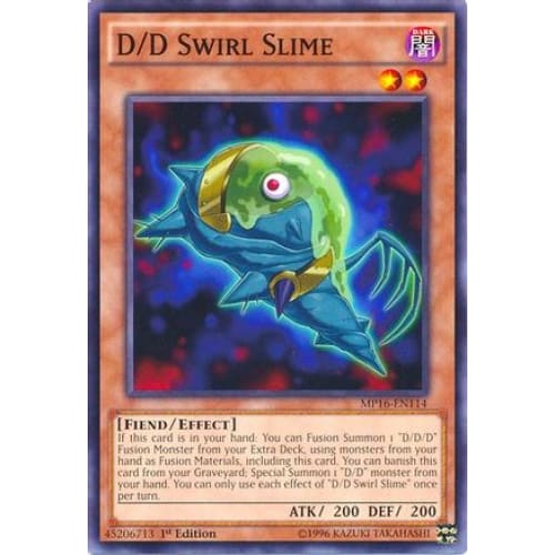 D/D Swirl Slime - MP16-EN114 Common Unlimited - Single