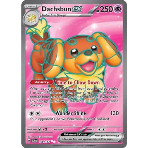 Dachsbun ex (160) Ultra Rare Holofoil - Single