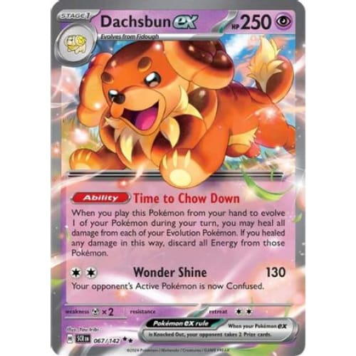 Dachsbun ex (67) Double Rare Holofoil - Single