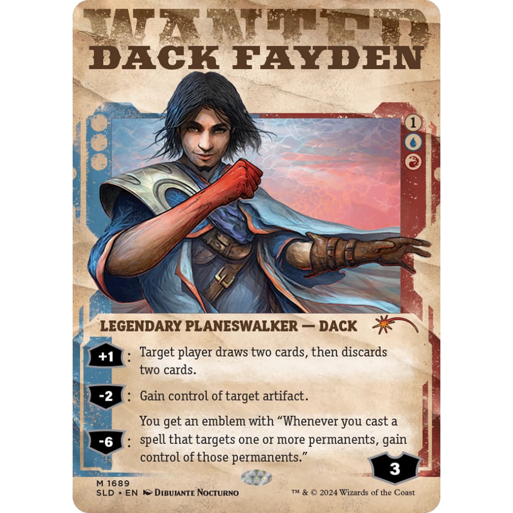 Dack Fayden (SLD-1689): (Showcase) (Borderless) - Single