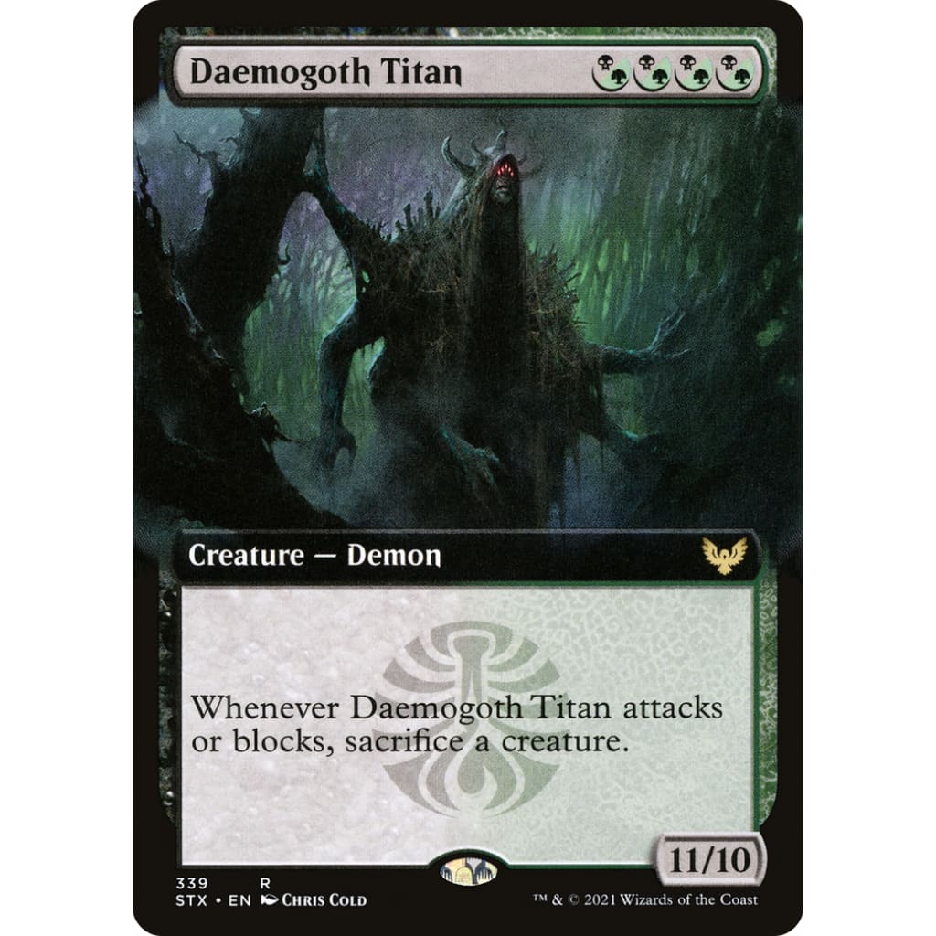 Daemogoth Titan (Extended Art) (STX-339): Foil - Single
