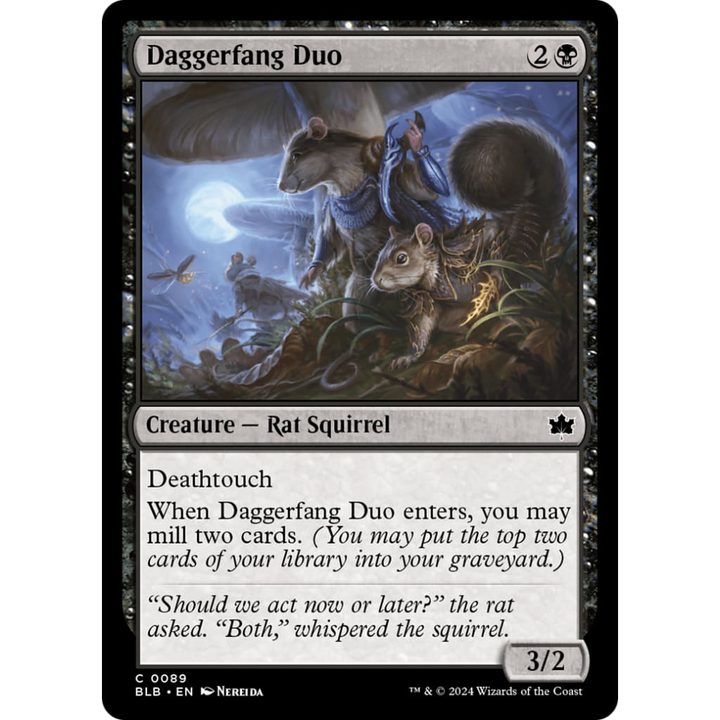 Daggerfang Duo (BLB-089) Foil - Single