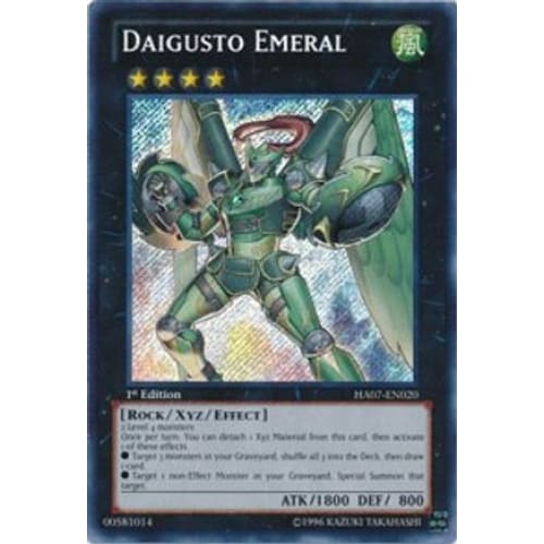 Daigusto Emeral (HA07-EN020) Secret Rare 1st Edition