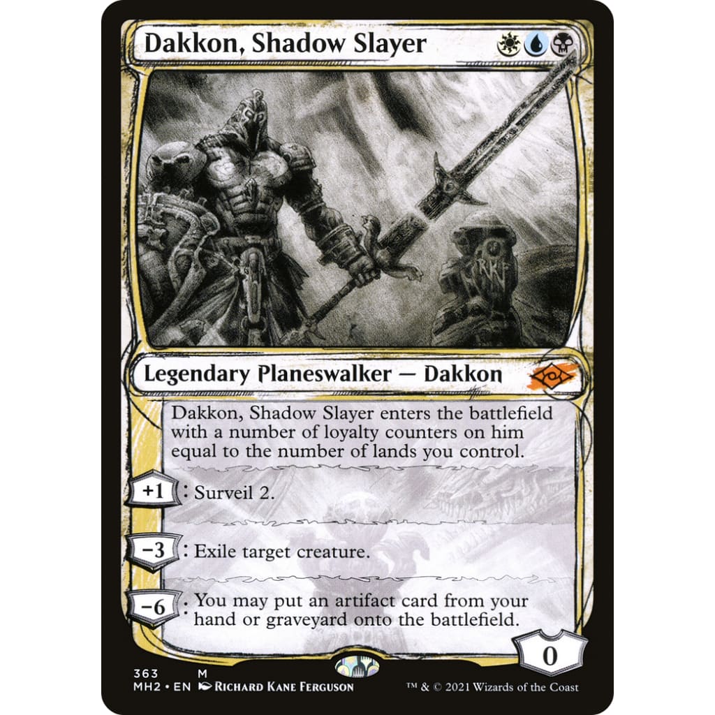Dakkon Shadow Slayer (MH2-363): (Showcase) Foil - Single