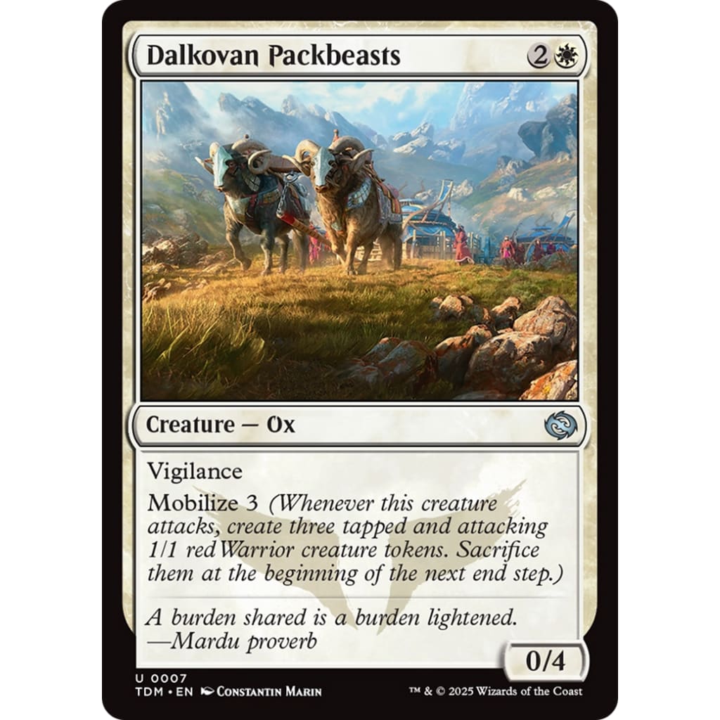 Dalkovan Packbeasts (TDM-007) Foil - Single