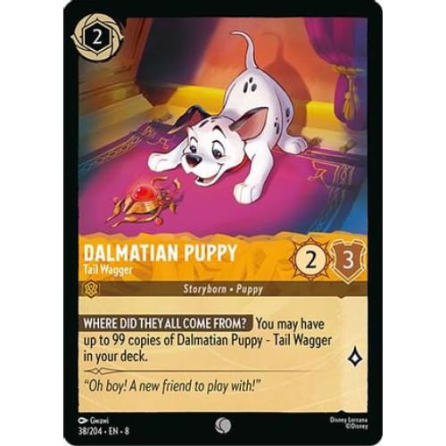 Dalmatian Puppy - Tail Wagger (38/204) - Reign of Jafar