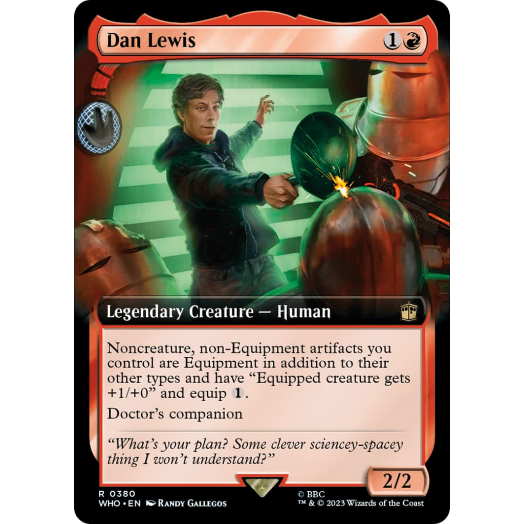 Dan Lewis (WHO-380): (Extended Art) Foil - Single