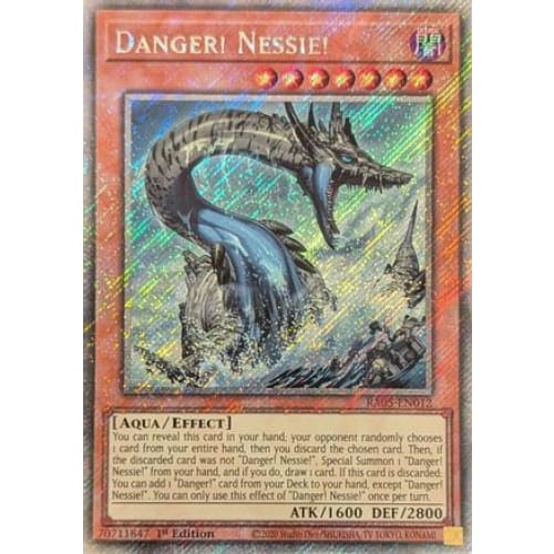 Danger! Nessie! (Platinum Secret Rare) - RA05-EN012