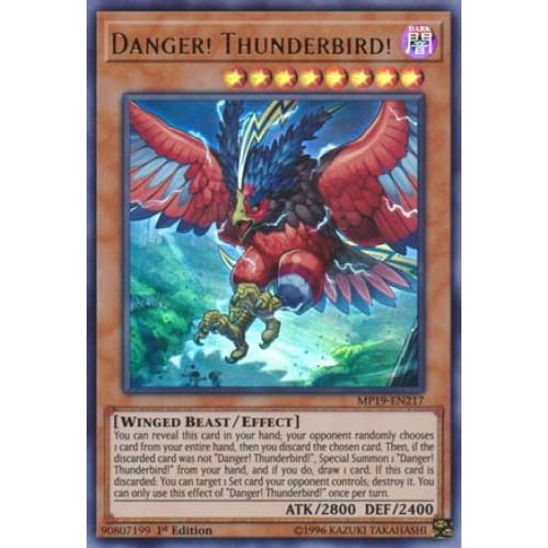 Danger! Thunderbird! (MP19-EN217) Ultra Rare Unlimited