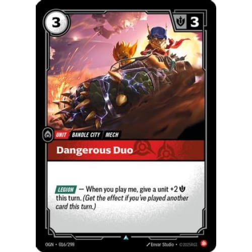 Dangerous Duo (016/298) - Origins Foil - Single