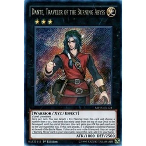 Dante Traveler of the Burning Abyss (MP15-EN121) Secret