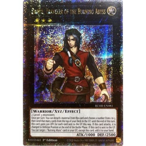 Dante Traveler of the Burning Abyss (Quarter Century Secret