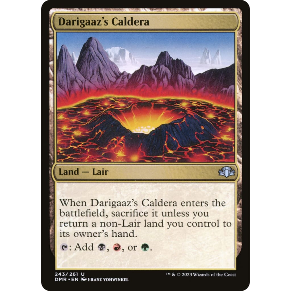 Darigaaz’s Caldera (DMR-243) Foil - Single