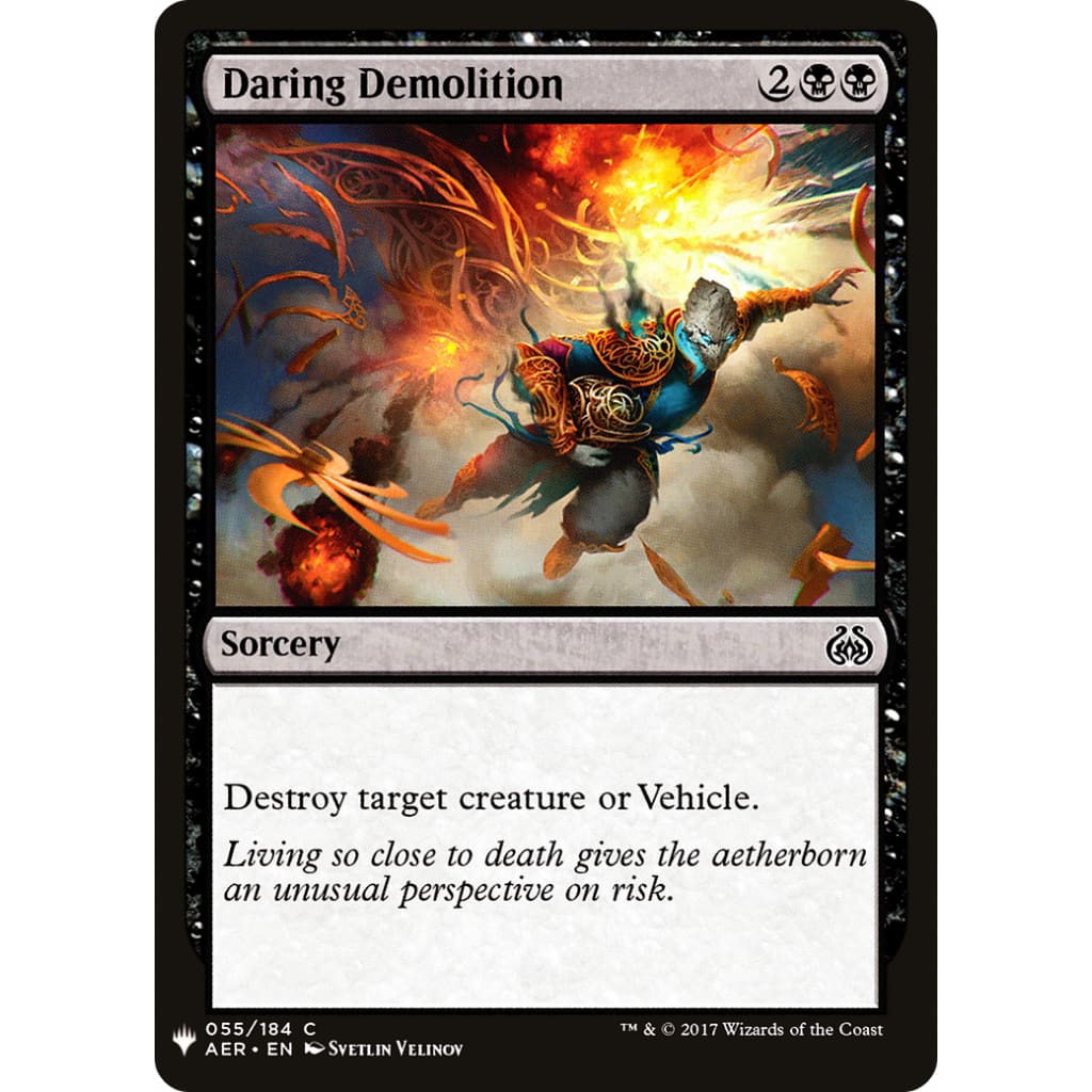 Daring Demolition (PLST-AER-55) - Single