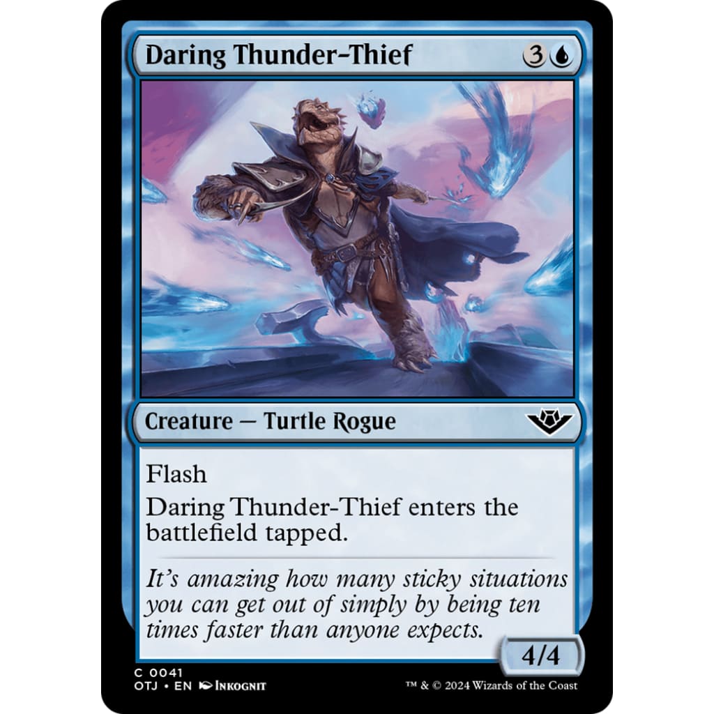 Daring Thunder-Thief (OTJ-041) Foil - Single
