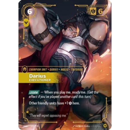 Darius - Executioner (243/298) - Origins Foil - Single