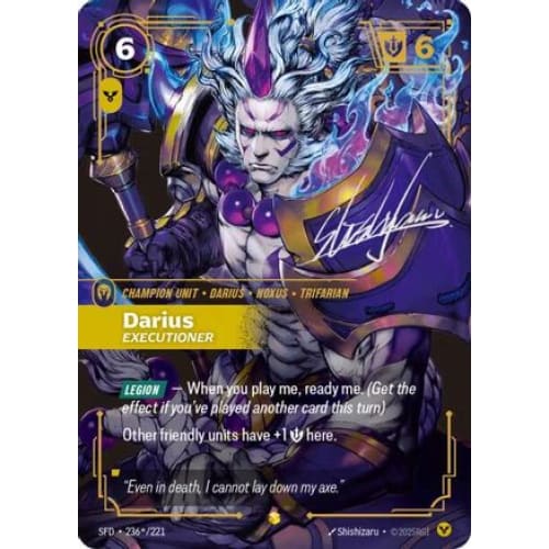 Darius - Executioner (Signature) (236*/221) - Spiritforged