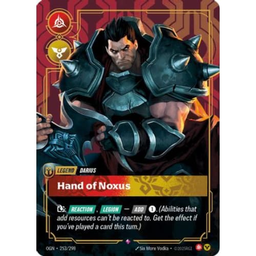 Darius - Hand of Noxus (253/298) - Origins Foil - Single