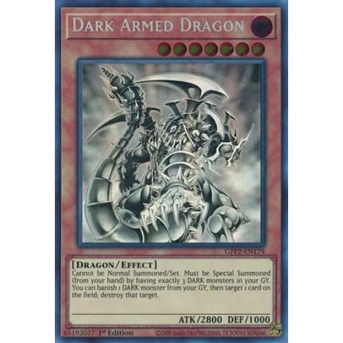 Dark Armed Dragon (Ghost Rare) (GFP2-EN179) Ghost Rare 1st