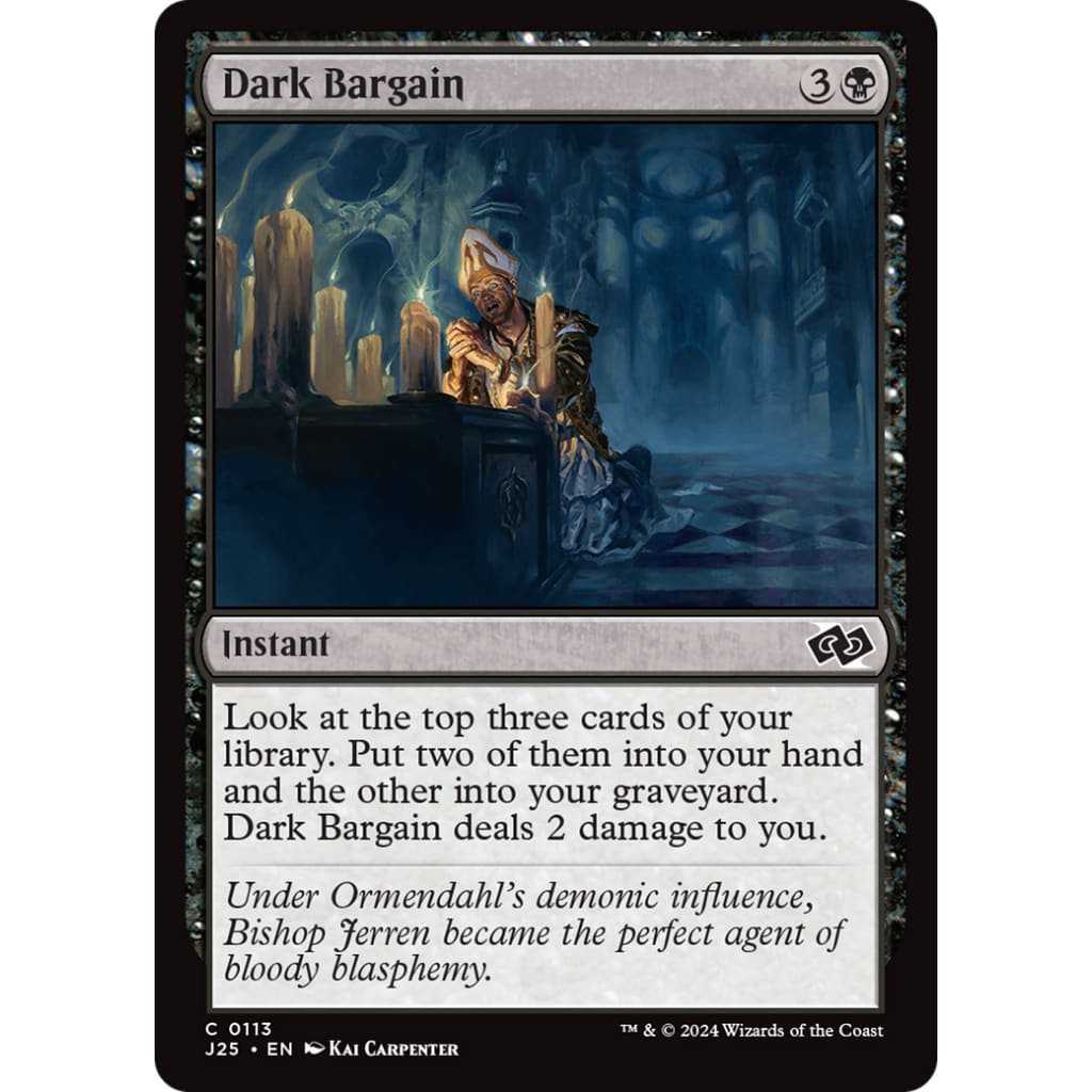 Dark Bargain (J25-113) - Single